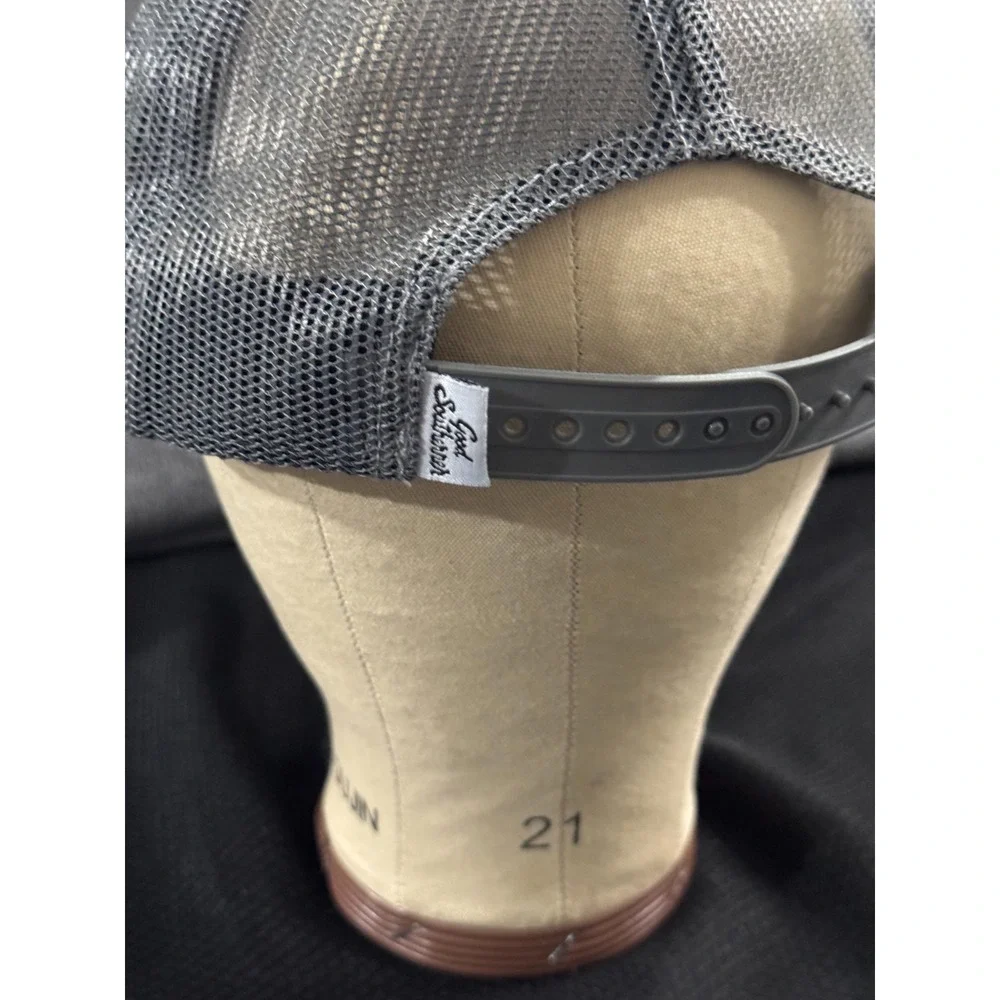 Good Southerner Trucker Cap Mens One Size Pink Gray Ain't My First Rodeo Dad Hat